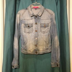 Light wash denim jacket